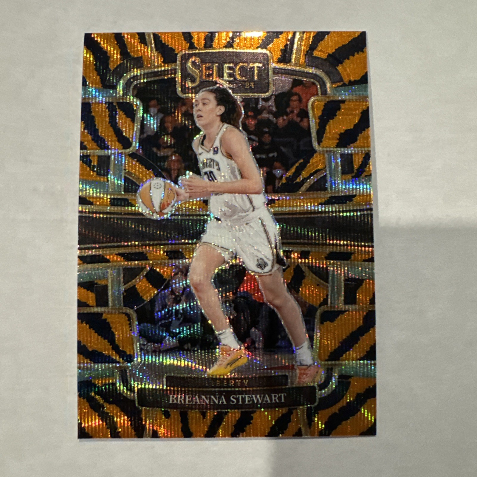 2024 Panini Select WNBA Breanna Stewart Concourse Level Tiger Prizm #13