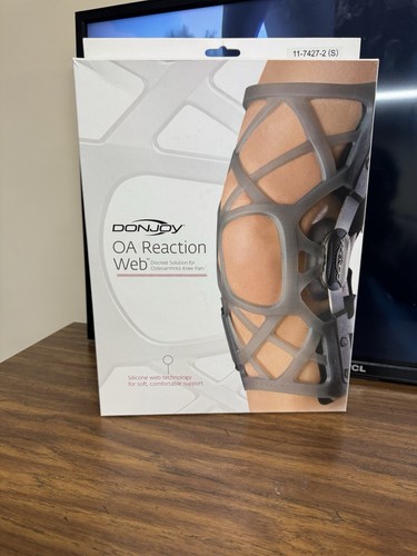 DONJOY OA WEB REACTION KNEE BRACE Left Small Medial UNBENUTZT