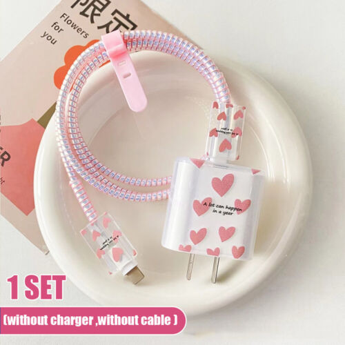 For iPhone 18w/20w Charger Protective Case Head Data Cable Protector Cover Shell - Picture 13 of 20