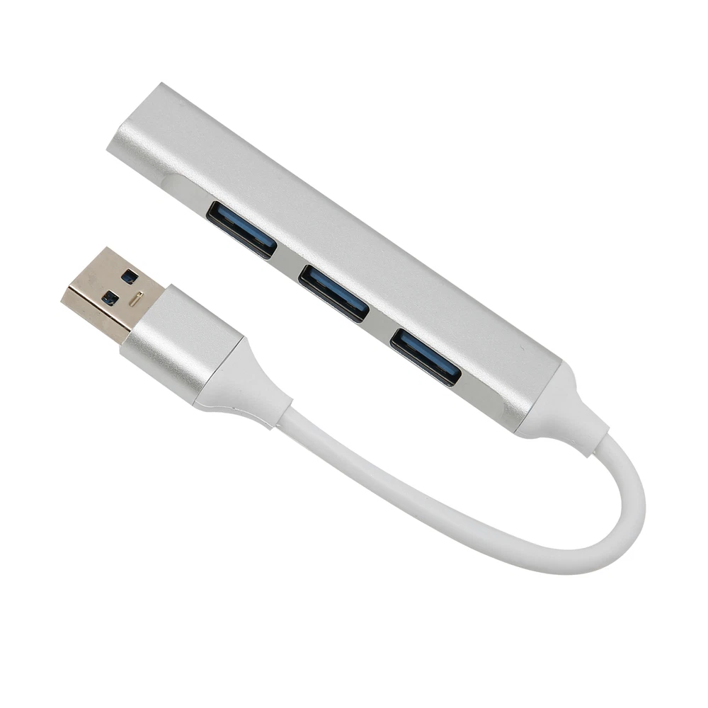 High Speed 4 Port USB Hub Splitter Extension Adapter For Flash Drives Hard D Fit