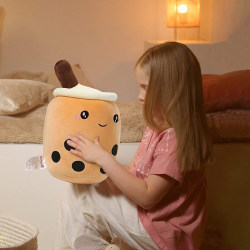 Milk Tea Cup Plush Pillow Kids Teens Soft Stuffed Anime Toys Gift Doll 13.7 in - Picture 17 of 19