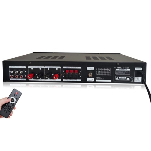 600W Digital Power Amplifier Bluetooth Stereo HiFi Audio 5CH USB FM Car Home - Afbeelding 1 van 9