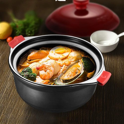 4 PCS Silicone Hot Handle Holder Heat Resistant Potholder Cookware Handle Cover - Picture 6 of 6
