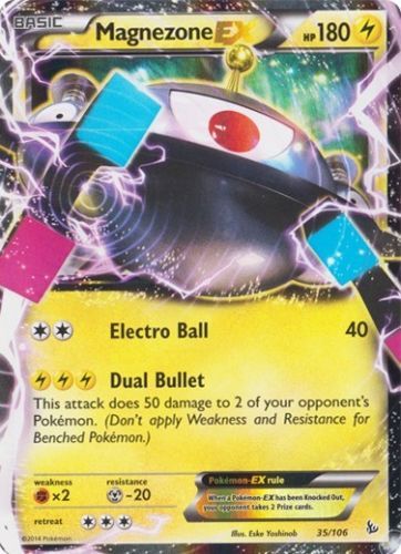 Tarjeta de jcc de Pokémon Magnezone EX ultra rara Flashfire #35/106 - Imagen 1 de 1