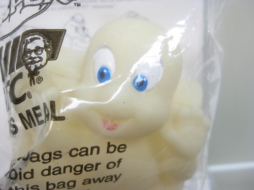 VINTAGE 1996 CASPER FRIENDLY GHOST & FATSO GHOSTLY GLOWING SQUIRTERS KFC SEALED - Picture 3 of 6