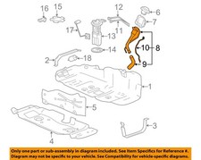 GM OEM 04-08 Canyon Fuel System Fuel System Components-Filler Pipe 25797163