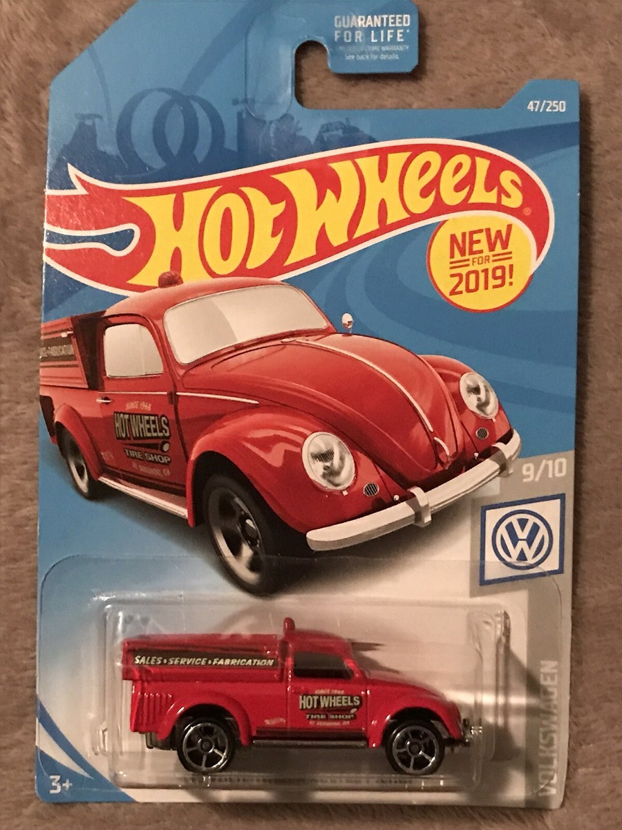 49 Volkswagen VW Beetle Pickup Truck Red 2019 Diecast G Case Mattel Hot Wheels eBay