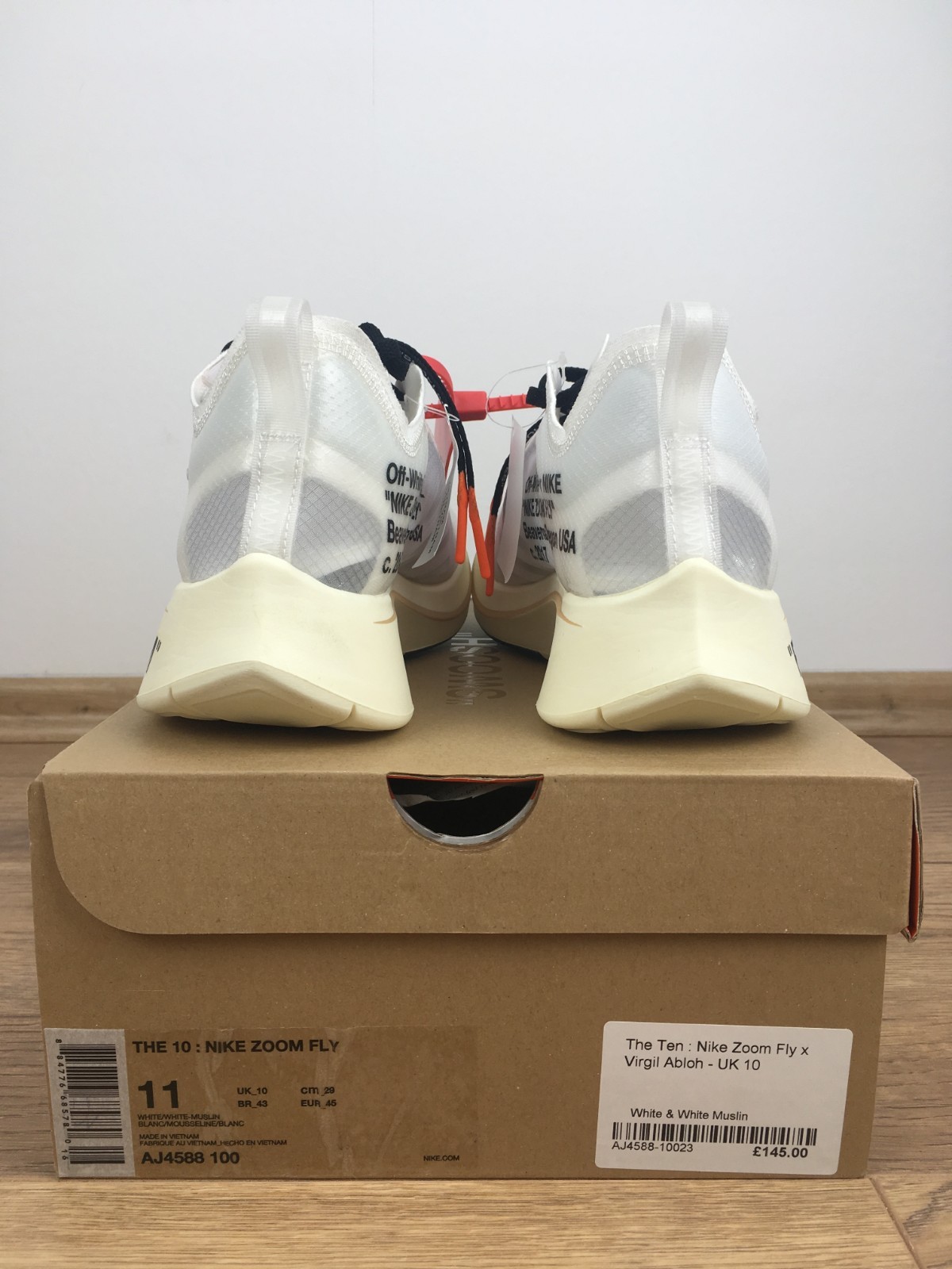 Nike / OFF blanc Zoom The Ten: Zoom Fly - US11 - EU45 - UK10 - AJ4588 100 - DS 5bea22 Nike / OFF blanc Zoom The Ten: Zoom Fly - US11 - EU45 - UK10 - AJ4588 100 - DS 5bea22