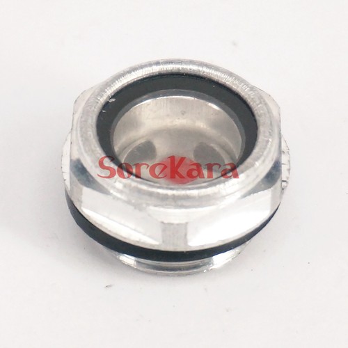 1/4" To 2" BSP NPT Male Aluminum Oil Level Sight Glass Window For Air Compressor - Picture 18 of 32