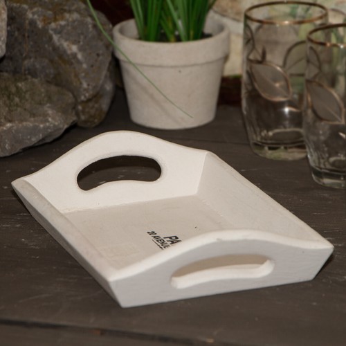 Tablett mit Paris Schriftzug, Serviertablett Landhausstil - Bild 1 von 5