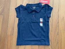 NWT Gymboree Girls Uniform Shop Navy Uniform Polo Top Shirt Size 4
