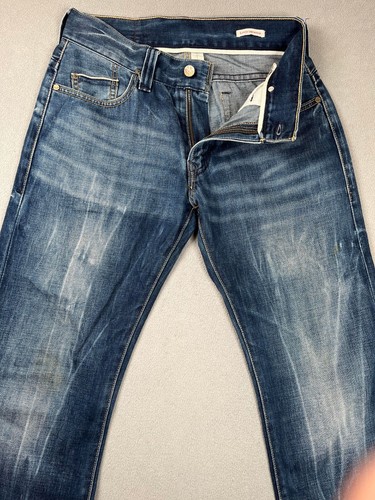 Levi’s Premium Herren 30x34 blau japanische Selvedge schmal gerade Cowboy Rancher - Bild 4 von 21