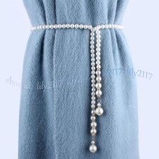 White Black Shell Pearl Waist Belly Chain Women Belt Accessories Body Jewelry