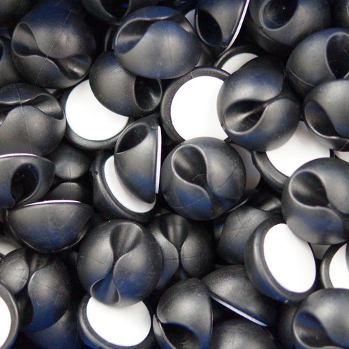 1-100x Kabelhalter Cable drop selbstklebend Kabel Halter Organiser Klemmen Clip - Bild 6 von 8