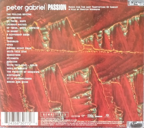 PETER GABRIEL Passion SACD Hybrid Stereo - Picture 2 of 3
