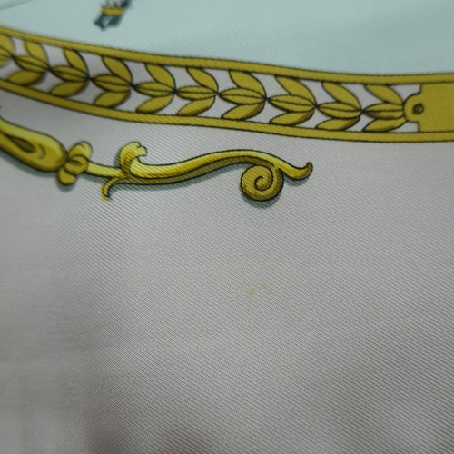 HERMES Paris La Promenarde de Longchamps Ledoux Silk Scarf Scarves 90cm 35" P286 - Picture 14 of 24