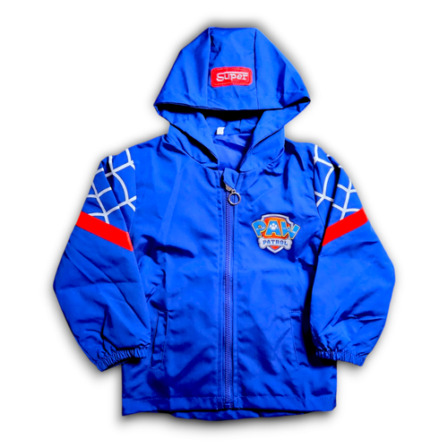 Boys Paw Patrol Super Jacket Kids Blue Toddler Raincoat Water Resistant Jacket - Picture 13 of 13
