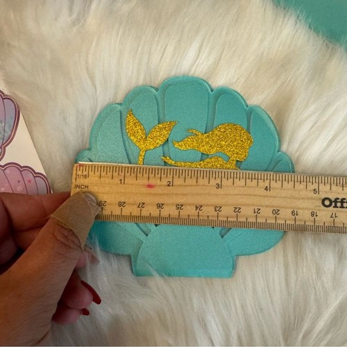 Mermaid Invitations Birthday Party Mermaid Theme Green 6 pcs - 第 8/9 張圖片
