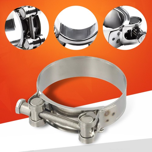 Stainless-Steel Heavy Duty T-Bolt Exhaust Clamp Hose Clamp Hose Pipe Clamp