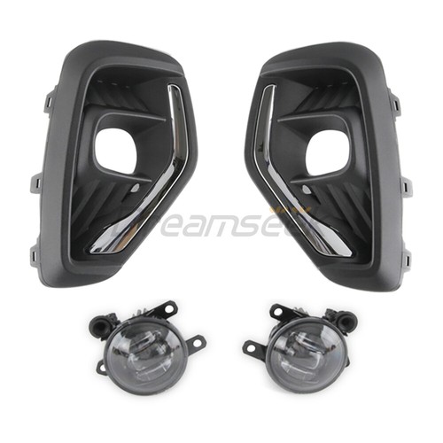 LED Fog Light Kit For Ford Escape 2023+ Front Bumper Lamp W/ Switch Wiring Bezel - Picture 3 of 12
