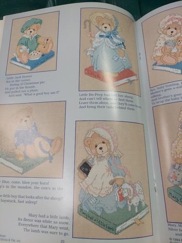 Diseños de Pat & Gloria - Peluches apreciados rimas infantiles patrones de punto de cruz - Imagen 8 de 10