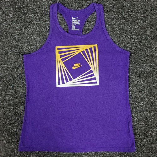 Nike Tank Top Girls XL Purple Athletic Cut Gym Running Workout Tri Blend Shirt