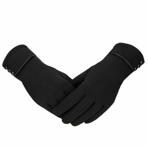 Solid Winter Women Warm Thick Soft Cashmere Touch Screen Fleece Gloves Gift New - Picture 13 of 17