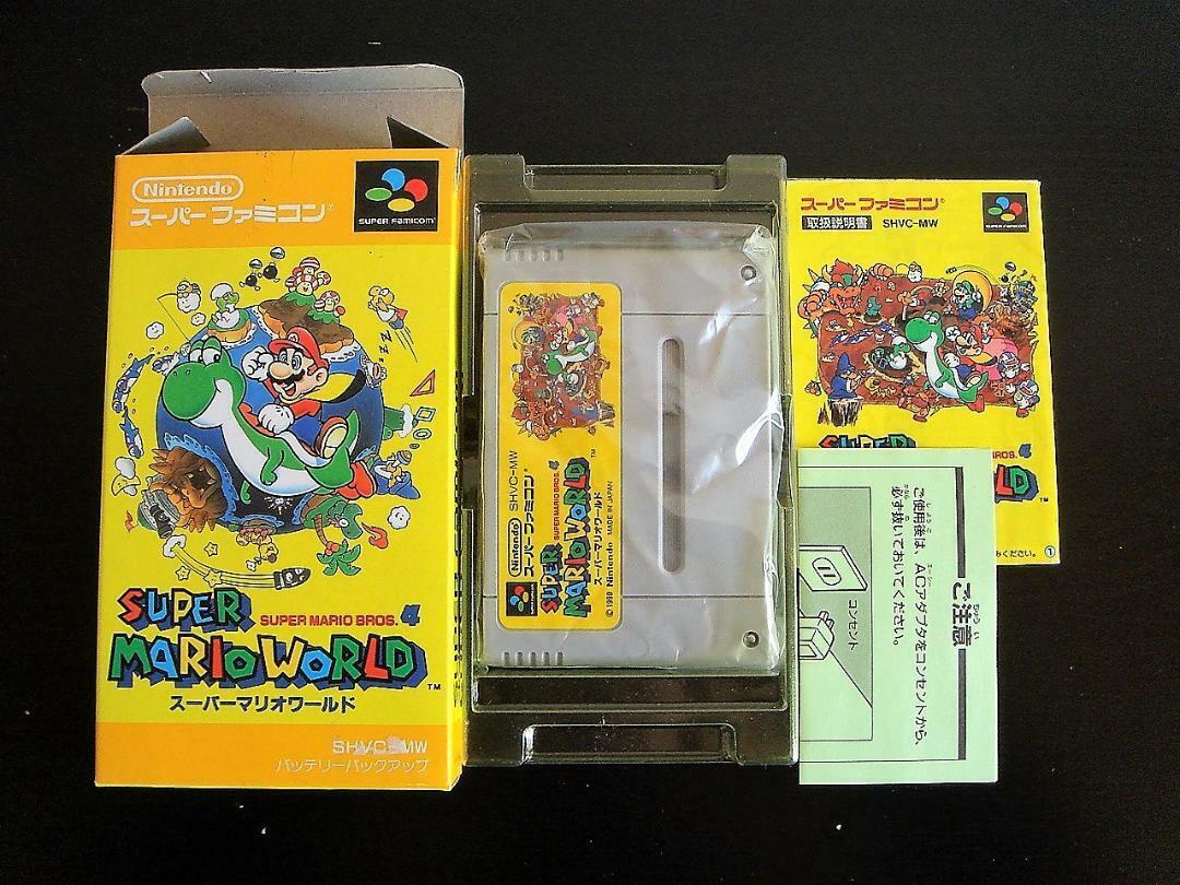 Nintendo Super Famicom SNES SUPER MARIO WORLD JP Japan Nintendo Super Famicom SNES SUPER MARIO WORLD JP Japan