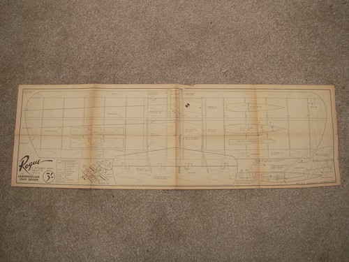 Aeromodeller Plans of the Chatterbox and Rogue 30" Sports and 34" CL Combat