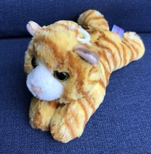 Aurora Cat Plush World Mini Flopsie Ginger Orange Stripe 8" Stuffed Animal Kitty