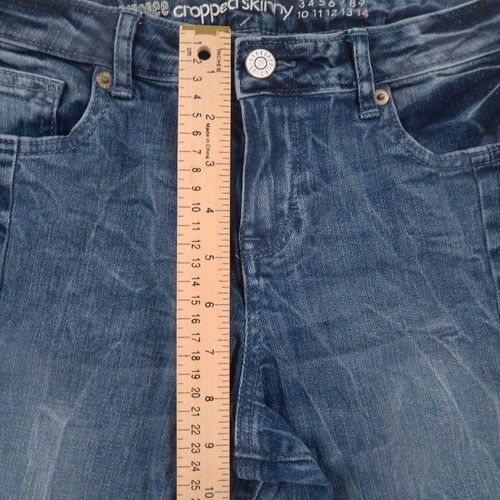 Gymboree Cropped Skinny Blue Jeans Kids Girls 14 $44.50 - Picture 6 of 13