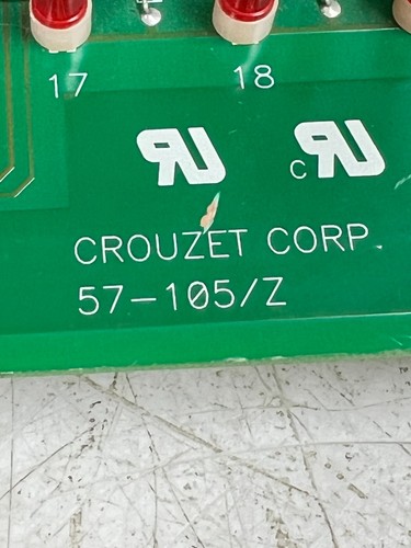 👀 CROUZET CORPORATION PLACA DE CIRCUITO DE RELÉ 54-105/Z PB-24 - Imagen 6 de 8