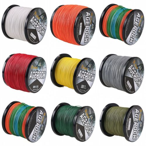 Agepoch 8 Strands 100M-1000M 10LB-100LB Braided Fishing Line Braided Line X8 - Picture 2 of 26
