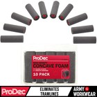 10 x ProDec Concave High Density Foam 4" Mini Rollers Gloss, Satin, Undercoat 