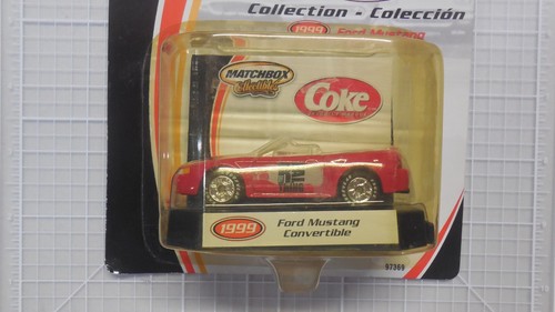 Coca Cola 1999 Ford Mustang Convertible Matchbox Collectibles New - Picture 2 of 5