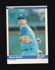 1984 Fleer Steve Renko #355 Kansas City Royals