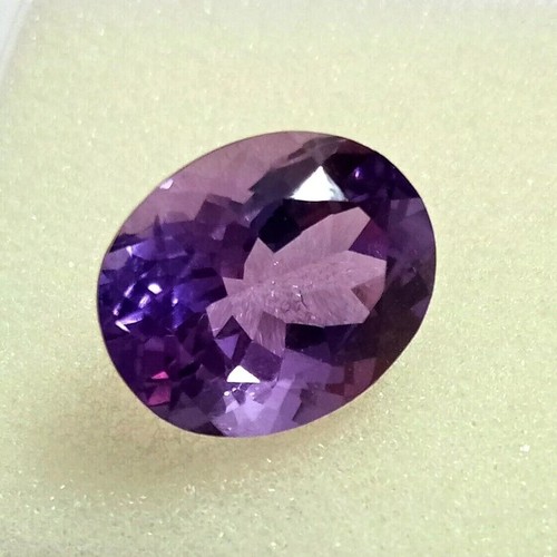 Beautiful Natural Amethyst Oval Cut 10-12Ct Certified Loose Gemston - Picture 2 of 8