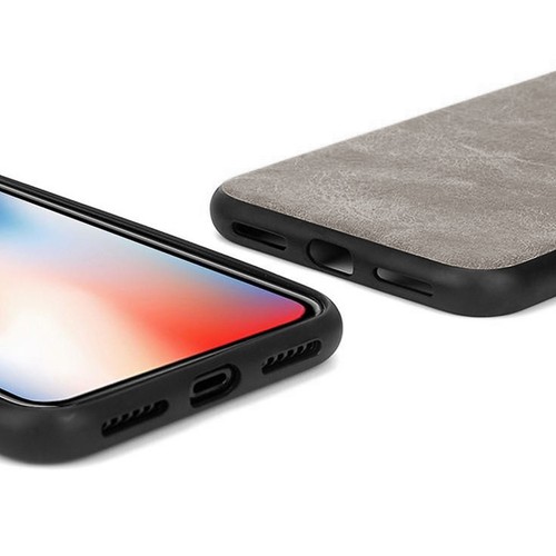 Slim Vintage Leder TPU + PC Stoßfest Back Case Cover für iPhone XS MAX XR X - Bild 10 von 31