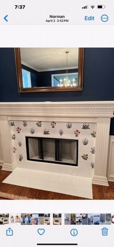 Botanical 4,25" x 4,25" Keramikfliesen Kräuter 6er Set Ofen gebrannt Tee Kräuter - Bild 4 von 6