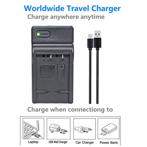 Battery or Charger For Pentax Optio S S4i S5i S6 S7 SV SVi T10 T20 W10 W20 D-LI8 - Photo 24 sur 45