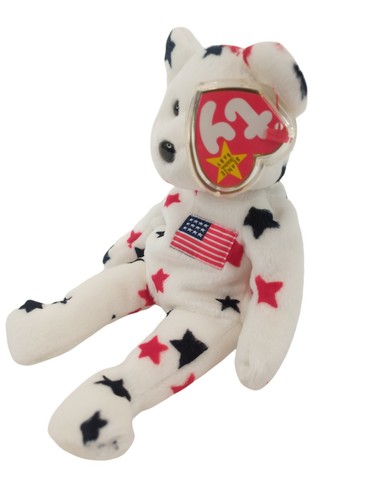 NEW TY Beanie Baby - "Glory" The Bear - 1997 - Retired With Errors - Picture 2 of 8