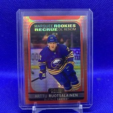 2021-22 O-Pee-Chee Platinum Marquee Rookie Red Prism Arttu Ruotsalainen /199#219