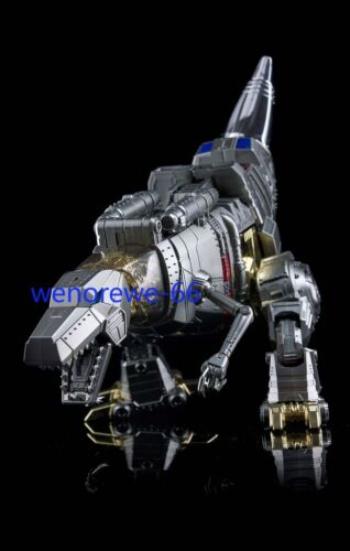 New 4th Party MP-08 MP08 Oversized King Grimlock Prime Stainless Steel Color Ver - Picture 5 of 21