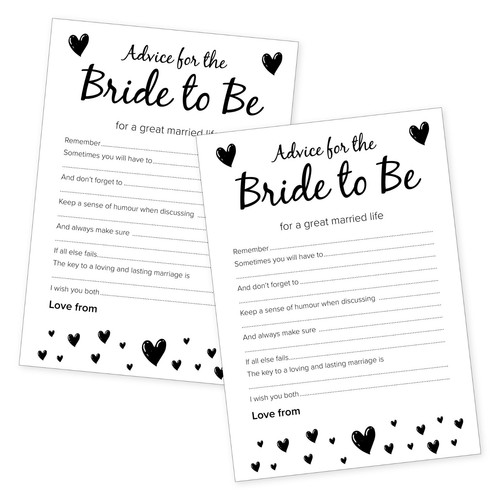 Hen Party Accessories Hen Party Games Who Knows Bride Best Advice To The Bride - Picture 19 of 36