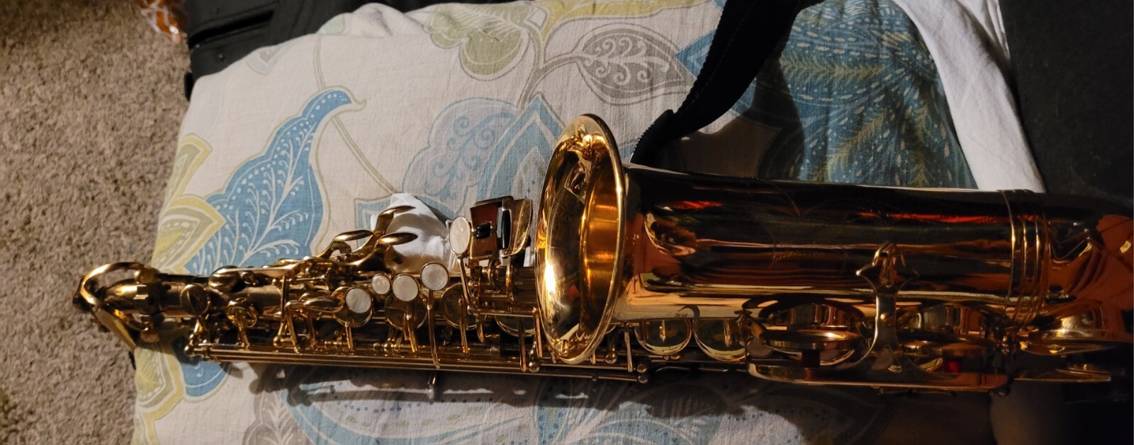 Athem A2000 Gold Alto Saxophone Laquered Brass w/ Rico B5 MouthPiece