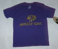 NEW Mossy Oak T Shirt Youth Kids Boys 6 8 Purple Camo NEW NWT JJ69