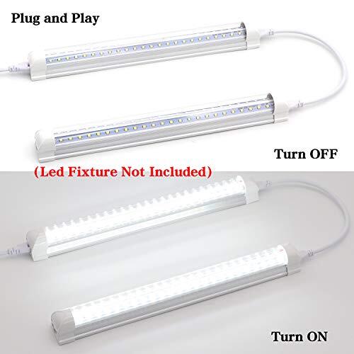 6FT (70-55/64") T5 T8 Tube Light Fixture LED Linkable 70-55/64 in (Pack of 4) - Picture 6 of 8