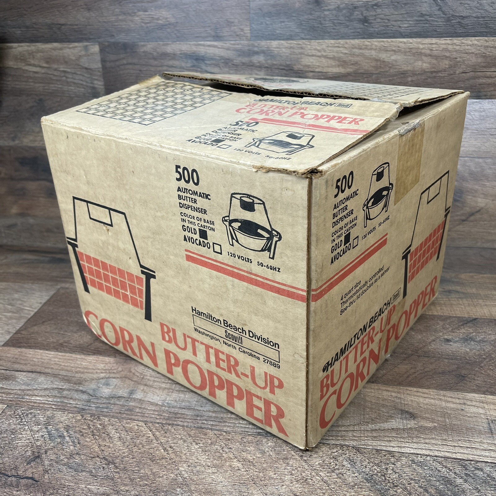 Vintage Corn Popper Hamilton Beach ButterUp Self Buttering Electric