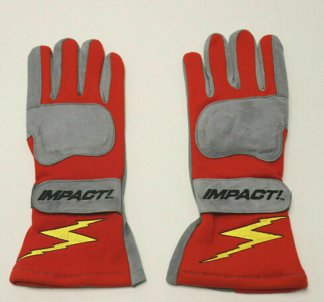 IMPACT RACE GLOVES G2 Evolution Nomex Red Racing ISO