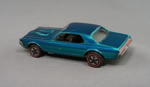 Hot Wheels 1968 Custom Cougar AQUA USA Hard Color to Find - Picture 3 of 8